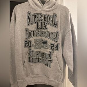 Kendrick Lamar Gray NFL Super Bowl Sweatshirt